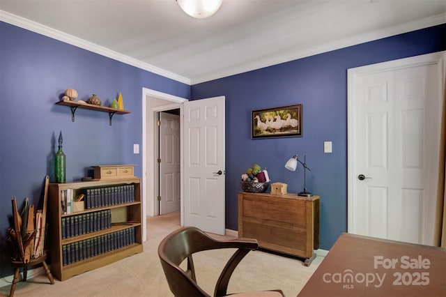 4516 Stryker Dr, Matthews, NC 28104 - carpeted bedroom with crown molding