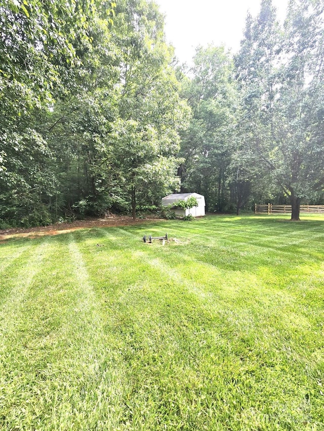 317 Robert Keever Rd, Stanley, NC 28164 - view of yard with a view of trees