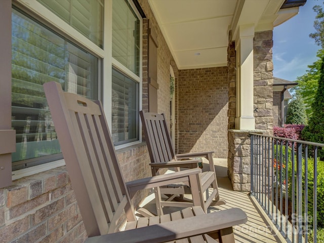 712 Chase Ct, Fort Mill, SC 29708 - balcony featuring a porch