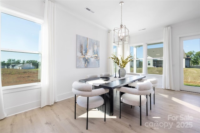 13279 Arnold Palmer Cir Unit 867, Lancaster, SC 29720 - dining area with a chandelier and light wood-style floors