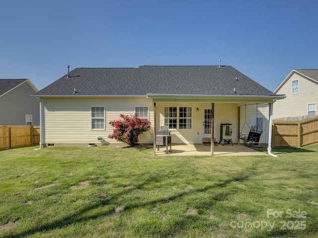 1488 Meadow Glen Ln, Rock Hill, SC 29730 - back of house with a patio area and crawl space