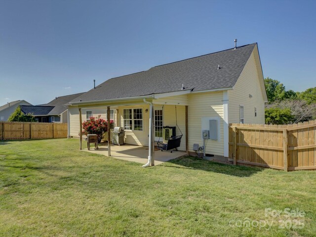 1488 Meadow Glen Ln, Rock Hill, SC 29730 - rear view of property with a patio and roof with shingles