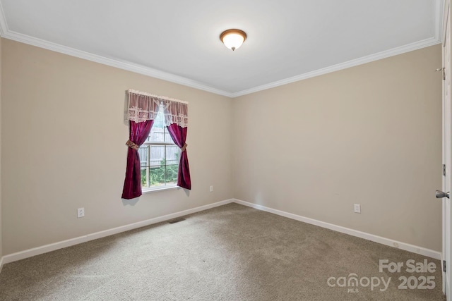 255 Jackson Loop Rd, Flat Rock, NC 28731 - carpeted spare room with crown molding and baseboards