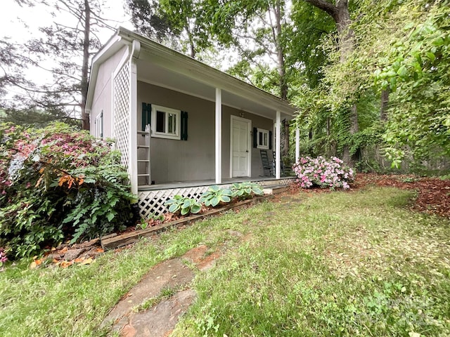 2214 Cannonade Ct, Matthews, NC 28105 - view of outbuilding with covered porch