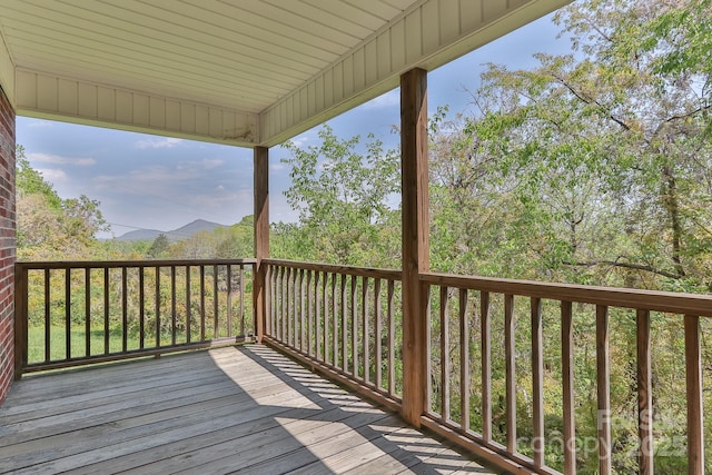 963 Kenham Pl SW, Lenoir, NC 28645 - view of wooden terrace