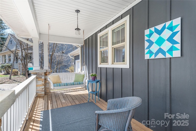 95 Greenwells Glory Dr, Biltmore Lake, NC 28715 - view of wooden porch