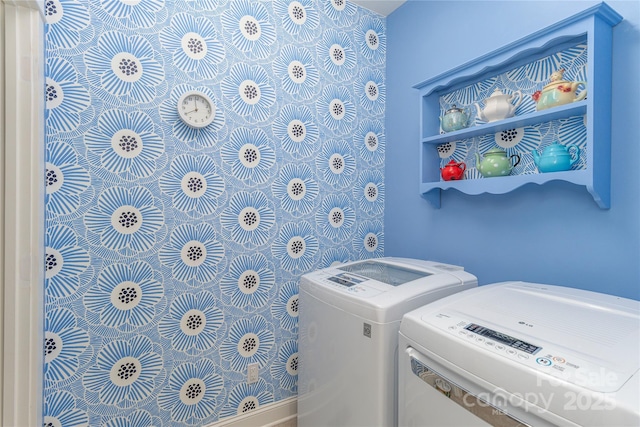 95 Greenwells Glory Dr, Biltmore Lake, NC 28715 - washroom featuring separate washer and dryer
