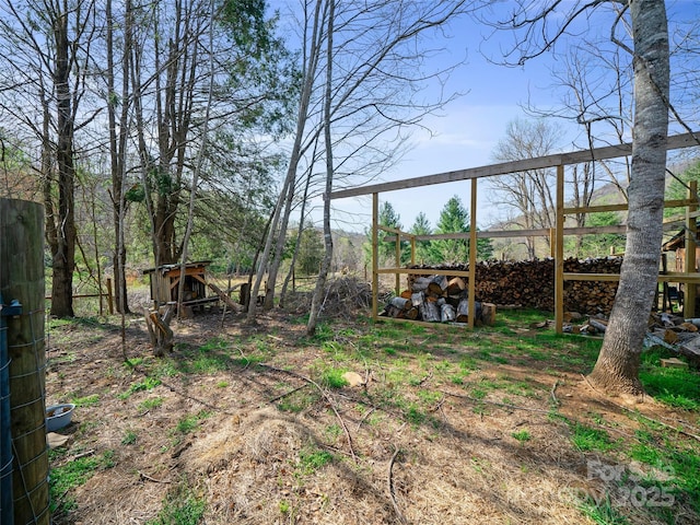 view of yard