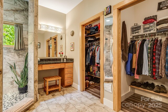 view of closet