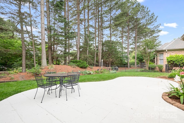 17408 Summer Place Dr, Cornelius, NC 28031 - view of patio featuring outdoor dining space