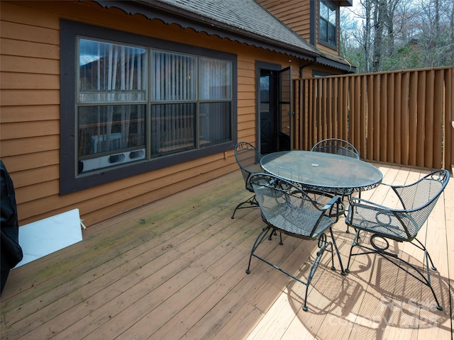 376 Overlook Dr Unit 1, Burnsville, NC 28714 - deck featuring outdoor dining area