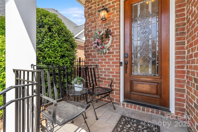 962 Blakeley Walk, Rock Hill, SC 29732 - doorway to property with brick siding