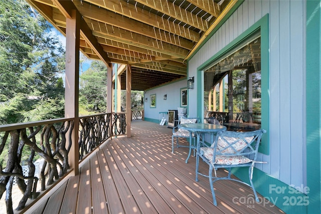 view of deck