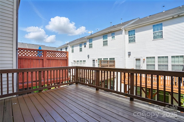 view of deck