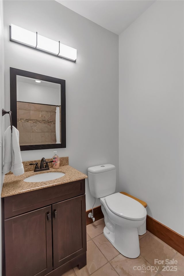 334 Willow Top Ln, Lake Lure, NC 28746 - bathroom featuring vanity, a shower, and marble look tiles
