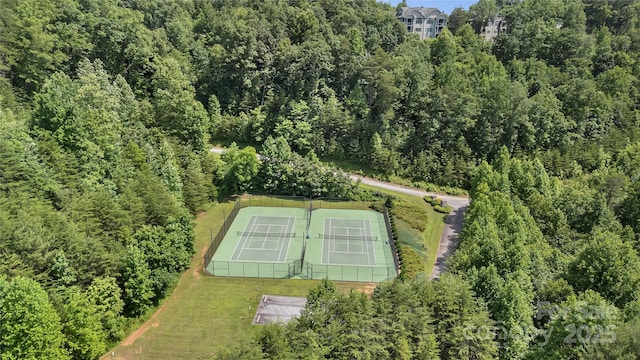 334 Willow Top Ln, Lake Lure, NC 28746 - aerial view of a forest