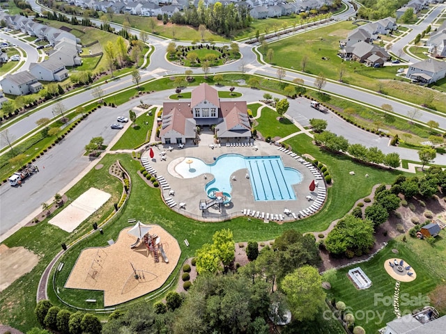 2262 Galloway Ln SW, Concord, NC 28025 - aerial view featuring a residential view