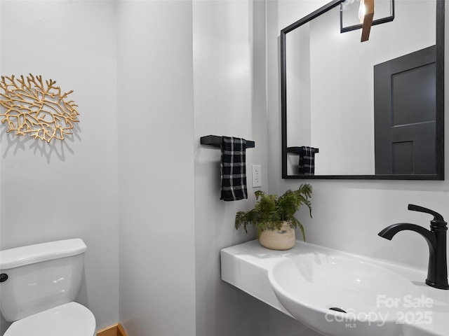 282 County Rd, Waynesville, NC 28785 - half bath with toilet and a sink