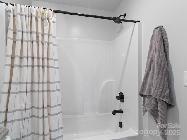 282 County Rd, Waynesville, NC 28785 - bathroom with shower / bath combo with shower curtain