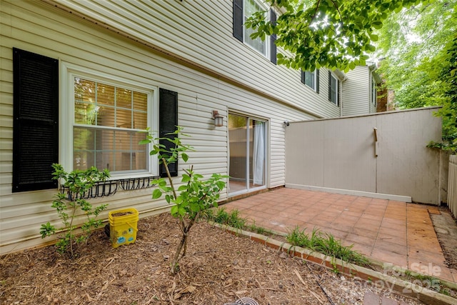 exterior space with fence
