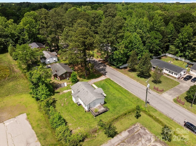 809 1st St E, Ahoskie, NC 27910 - drone / aerial view of a heavily wooded area