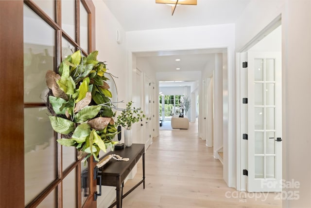 3473 Willow Oak Rd, Charlotte, NC 28209 - hallway featuring light wood-type flooring