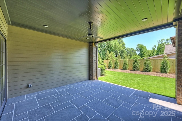 3473 Willow Oak Rd, Charlotte, NC 28209 - view of patio featuring a fenced backyard