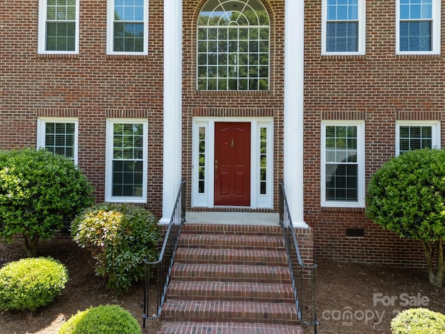 9000 Stourbridge Dr, Huntersville, NC 28078 - entrance to property featuring brick siding