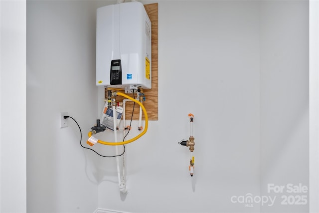184 Cherry Springs Ln Unit 1-B, Asheville, NC 28804 - detailed view of tankless water heater