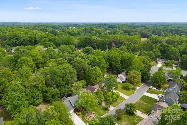 13324 Kintyre Ct, Matthews, NC 28105 - aerial overview of property's location with a forest
