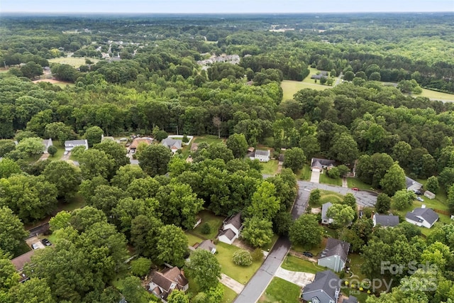13324 Kintyre Ct, Matthews, NC 28105 - aerial view of a heavily wooded area