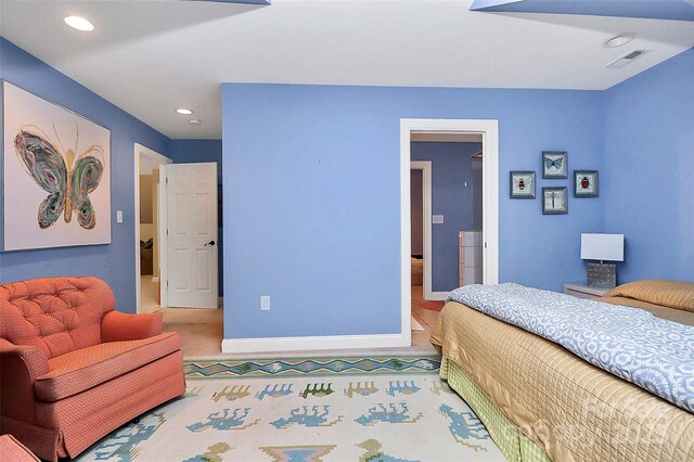 729 Lochaven Rd, Waxhaw, NC 28173 - carpeted bedroom featuring recessed lighting and baseboards