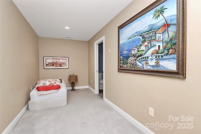 729 Lochaven Rd, Waxhaw, NC 28173 - hallway with carpet flooring, baseboards, and recessed lighting
