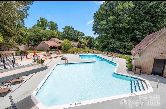 194 Riverview Ter, Clover, SC 29710 - community pool with a patio area and view of scattered trees