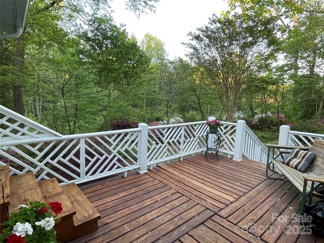 121 General Pemberton St, Stanley, NC 28164 - view of wooden deck