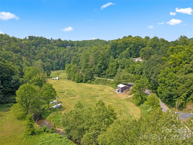 1767 N 226th Hwy, Bakersville, NC 28705 - aerial view featuring a wooded view
