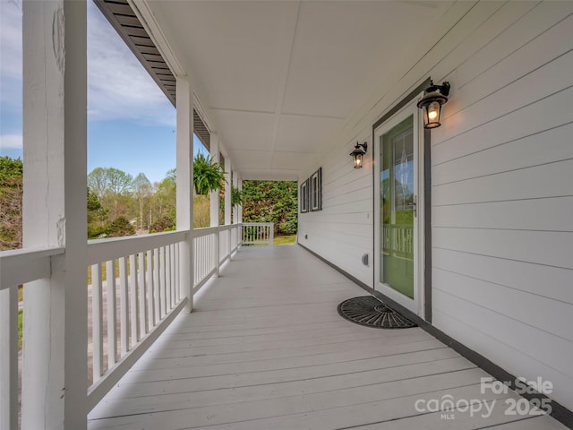 view of deck