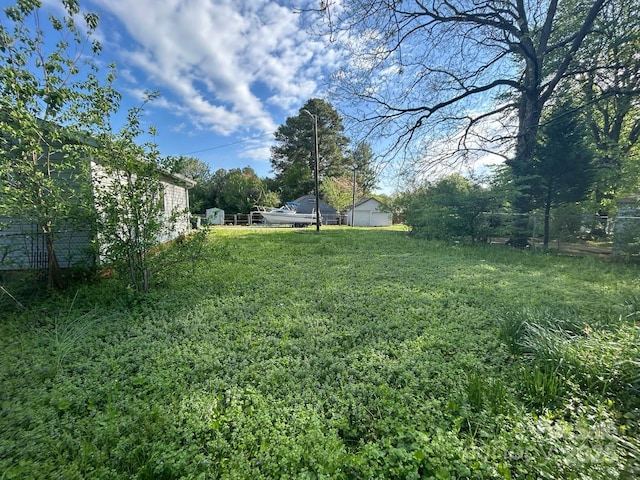 view of yard