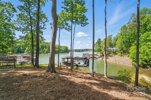 2501 Mt Isle Harbor Dr, Charlotte, NC 28214 - dock area with a water view