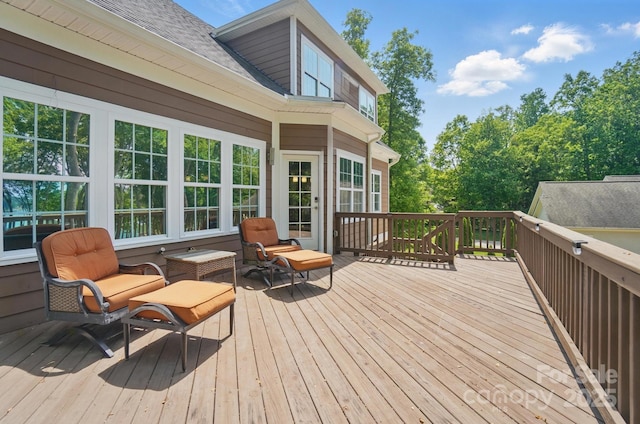 2501 Mt Isle Harbor Dr, Charlotte, NC 28214 - view of wooden deck