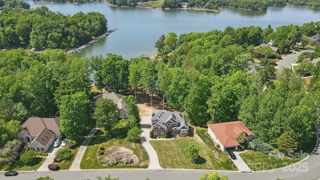 2501 Mt Isle Harbor Dr, Charlotte, NC 28214 - birds eye view of property with a water view