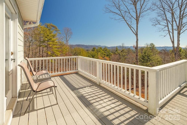 61 Buckle Rdg, Weaverville, NC 28787 - deck with a mountain view