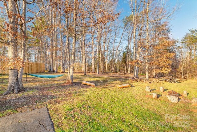 61 Buckle Rdg, Weaverville, NC 28787 - view of yard featuring fence