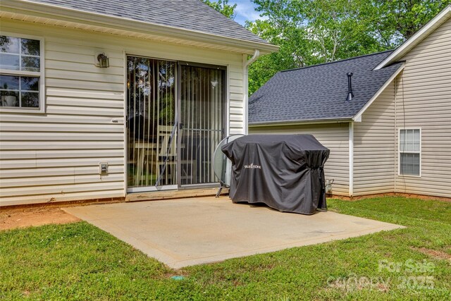 exterior space with area for grilling