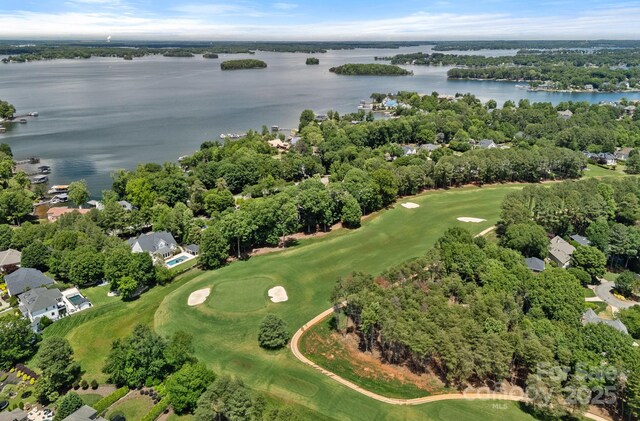 17040 Jetton Rd, Cornelius, NC 28031 - aerial view of property and surrounding area with a golf club and a nearby body of water