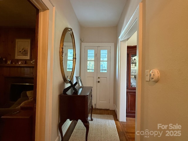 559 N Washington St, Rutherfordton, NC 28139 - doorway to outside with wood finished floors