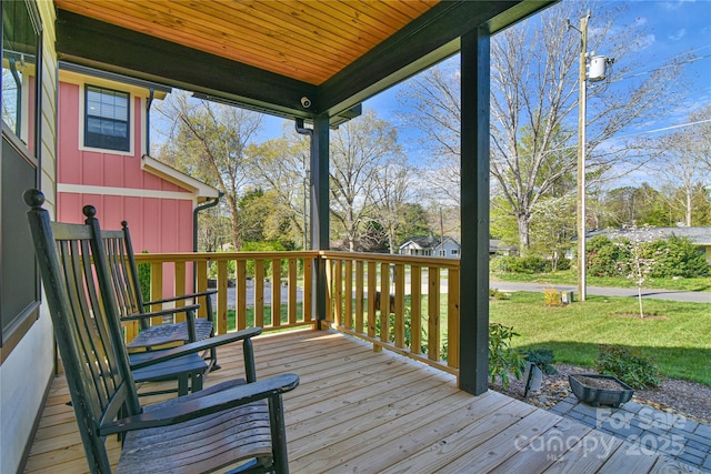 310 Portmanvilla Rd, Black Mountain, NC 28711 - deck featuring a yard
