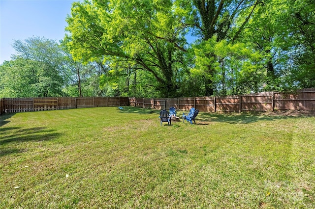 2601 Dora Dr, Charlotte, NC 28215 - view of yard featuring a fenced backyard