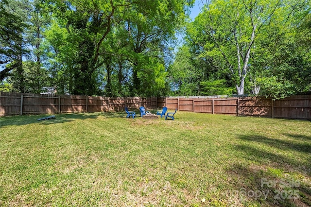 2601 Dora Dr, Charlotte, NC 28215 - view of yard featuring a fenced backyard