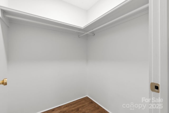 625 4th Street Dr NW, Hickory, NC 28601 - walk in closet with dark wood-style floors